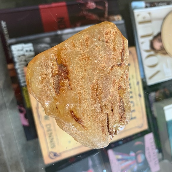 Raw Orange Copal Amber Crystal Rock Chakra Healing Spiritual Home Decor Accent - Picture 4 of 5